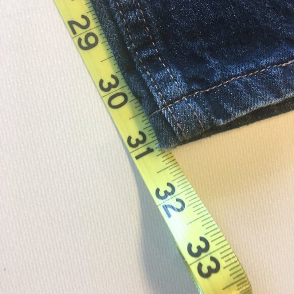 Lee Dungarees Vintage Slim Jeans Mens Size 36 Lightly Distressed Dark Wash - Picture 10 of 16